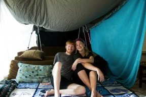 Tent in our living room